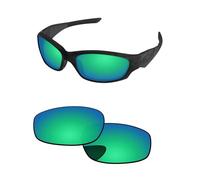 PapaViva Replacement Lenses for Oakley Straight Jacket 2007 Sunglass Emerald Green Pro+ Anti-reflective Polarized