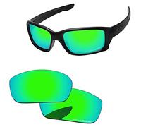 PapaViva Replacement Lenses for Oakley Straightlink OO9331/Straightlink Asian Fit OO9336 Sunglasses Frame Bluish Green - Polarized