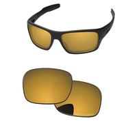 PapaViva Replacement Lenses for Oakley Turbine OO9263 Bronze Golden - Polarized