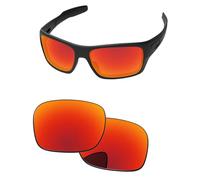 PapaViva Replacement Lenses for Oakley Turbine OO9263 Fire Red
