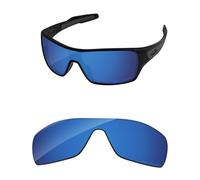 PapaViva Replacement Lenses for Oakley Turbine Rotor OO9307-32mm Sunglass Deep Water Polarized