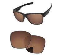 PapaViva Replacement Lenses for Oakley TwoFace XL OO9350 58mm Sunglass Copper Brown Non-polarized