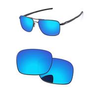 PapaViva Replacement Lenses & Rubber Kits for Oakley Gauge 6 OO6038 Ice Blue - Polarized