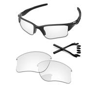 PapaViva Replacement Lenses & Rubber Kits for Oakley Half Jacket 2.0 XL OO9154 62mm Sunglass