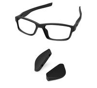 PapaViva Replacement Nose Pad for Oakley Turbine OO9263 /Turbine XS OJ9003 - Black Euro Fit Standard