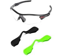 PapaViva Replacement Nose Pad Nosepad Nose Piece Nosepiece for Oakley Radar Path/RadarLock Path/Radar EV Path Series Sunglass - Green + Black