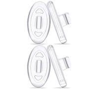 PapaViva Replacement Nose Pads Nose Pieces for Oakley Ejector OO4142 - Asian Fit (2 Pairs Packed)