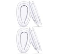 PapaViva Replacement Nose Pads Nose Pieces for Oakley Gauge 6/Gauge 8 L/Gauge 8 M - 2 Pairs Packed