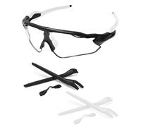 PapaViva Replacement Rubber Kits for Oakley Radar EV Path/Pitch - White + Black