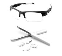 PapaViva Replacement Rubber Kits Nose Pads Pieces & Earsocks for Oakley Fast Jacket OO9097/Fast Jacket XL OO9156 Sunglasses - White