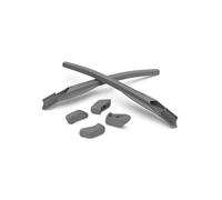 PapaViva Replacement Rubber Kits Nose Pads Pieces & Earsocks for Oakley Flak 2.0 OO9295/Flak 2.0 XL OO9188 Sunglasses - Grey