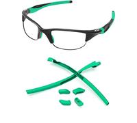PapaViva Replacement Rubber Kits Nose Pads Pieces & Earsocks for Oakley Half Jacket 2.0 OO9144/Half Jacket 2.0 XL OO9154 - Celeste