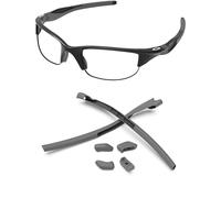 PapaViva Replacement Rubber Kits Nose Pads Pieces & Earsocks for Oakley Half Jacket 2.0 OO9144/Half Jacket 2.0 XL OO9154 - Grey