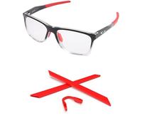 PapaViva Replacement Rubber Kits Nose Pieces & Earsocks for Oakley Activate OX8173 / Activate AF OX8169F - Red