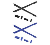 PapaViva Replacement Rubber Kits Nose Pieces & Earsocks for Oakley Bisphaera OO9400 - Black & Blue
