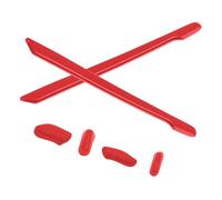 PapaViva Replacement Rubber Kits Nose Pieces & Earsocks for Oakley Bisphaera OO9400 - Red