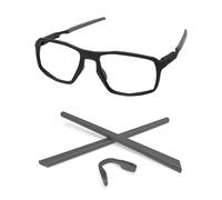 PapaViva Replacement Rubber Kits Nose Pieces & Earsocks for Oakley Tensile OX8170 / Trajectory OX8171 - Grey