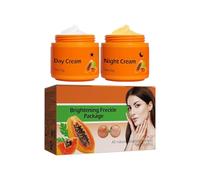 Papaya Brightening and Anti-Blemish Cream, a gentle day and night cream, brightens and moisturizes the skin, fades dark spots, and leaves skin radiant and healthy-looking. Moisturizing