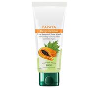 Papaya Deep Cleanse Face Wash - 100ml | Gentle Exfoliation & Glowing Skin | With 100% Botanical Extracts | Suitable for All Skin Types