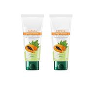 Papaya Deep Cleanse Face Wash - 2x100ml | Gentle Exfoliation & Glowing Skin | With 100% Botanical Extracts | Suitable for All Skin Types | Pack of 2
