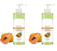 Papaya Deep Cleanse Face Wash | Gentle Exfoliation | Visibly Glowing Skin | 100% Botanical Extracts | Suitable for All Skin Types | 200ml (Pack of 2)