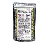 Papaya Leaf - Carica Papaya - Unrefined Raw Dried Lush Fine Botanicals - Reusable Keep Fresh Ziplock - Leaf - 15g