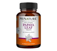 Papaya Leaf Tablets by mi Nature| 90 Tablets, 1000 mg| Vegan| Papaya Leaf|