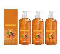 Papaya Oil-Control Moisturizing Shower Gel, Papaya Body Wash for Skin Whitening, for Women and Men