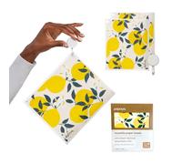 Papaya Reusable Paper Towels 2-Pack - 2 Sheets + 1 Hooks, Quick Drying, No Odor, 1 Sheet Replaces 17 Rolls, Washable Kitchen Cloth, Sustainable Dish Sponge, Eco Friendly Gift