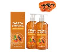 Papaya Shower Gel, Exfoliating Shower Gel with Organic Papaya Extract, a Pleasant Fruity Fragrance, Brightening and Smoothing, Gentle Cleansing and Freshness, for Radiantly Soft Skin (2)