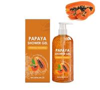 Papaya Shower Gel, Exfoliating Shower Gel with Organic Papaya Extract, a Pleasant Fruity Fragrance, Brightening and Smoothing, Gentle Cleansing and Freshness, for Radiantly Soft Skin (1)