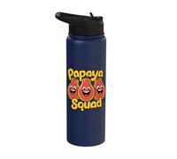 Papaya Squad Stuff | Papayas Fruit | Papaya Stainless Steel Insulated Water Bottle