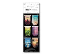 Papboo - 6 pack spiritual bookmarks, matte finish for book readers, aesthetic writers