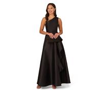 Papell Studio One Shoulder Mikado Gown In Black Black 16