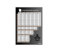papello Wizard Pad Replacement Pad A5 - Game Pad for Wizard Card Game, 80 g/m² Recycled Paper, Environmentally Friendly Print Made of Strong and White Paper, Black (1, A5)