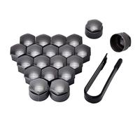 PAPEP 20 pcs Wheel Nut Cover for BRV 7 SEATS 2016-2023, Car Wheel Bolt Nut Cap Hexagonal Tire Covers With Removal Tool Set Dust Proof Accessories,21mm-Grey