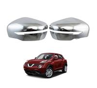 PAPEP 2PCS Side Mirror Covers for Nissan Juke 2014 2015 2016 2017, Driver Passenger Wing Caps Weatherproof ABS Plastic with Adhesive Decor Trim Sticky