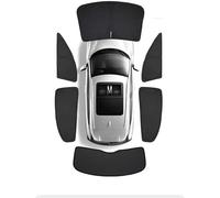 PAPEP Window Privacy Sunshade for Ford Everest 2016-2020, Car Sun Shades for Windshield Side Windows Blocks UV Rays Keeps Vehicle Cool Foldable,6 PCS