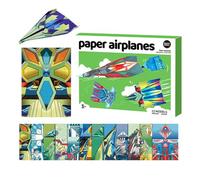 Paper Airplane Book - Colorful Craft Supplies Folding Paper Art Kit Creative DIY Activities Educational Project Fun | Beginner Boys Girls Adults Classroom My