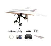 Paper Airplane - Foldable Lightweight Remote Control Toy, Paper Airplane Motor Kit for Birthday Holiday Party Home Yard Park Garden Indoor Outdoor School