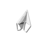 Paper Airplane Lapel Brooch Pin Stainless Steel Origami Plane Aircraft Collar Pins Clip Sweater Hat Coat Jackets Backpack Suit Accessories Brooches Pins Minimalist Jewelry Gifts for Women Men Girls