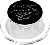 Paper-airplane-pilot math-teacher engineer paper-plane PopSockets PopGrip for MagSafe