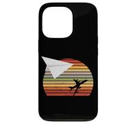 Paper Airplane Retro Vintage Aircraft Paper Plane Aviation Case for iPhone 13 Pro