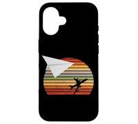 Paper Airplane Retro Vintage Aircraft Paper Plane Aviation Case for iPhone 16