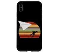 Paper Airplane Retro Vintage Aircraft Paper Plane Aviation Case for iPhone XS Max