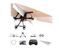 Paper Airplane, With Remote Control Lightweight Foldable Design, 4.33×2.76 In, Adults Airplane Kit, Toy Glider Plane, Rechargeable Battery Feature, For Birthday Holiday Party