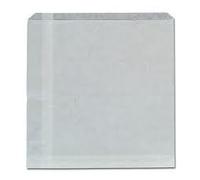 Paper Bags 1000 x Greaseproof Food Bags White 10" x 10" Disposable Paper with Plastic Coating Self Seal