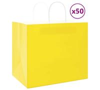 Paper Bags with Handles Kraft Bag Paper Gift Bag Paper Bag With Handle vidaXL