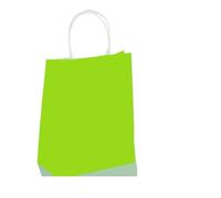 Paper Bags With Handles 10/30/50pcs Holiday Party Bag With Handle Jewelry Shopping Bag Christmas Marriage Colored Paper Bag(Green,50PCS)