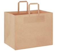 Paper Bags with Handles Kraft Bag Paper Gift Bag Paper Bag With Handle vidaXL
